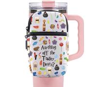 FUNYSO Wizarding - Bolsa para botella de agua, diseño de brujas y magos, Anything Off Wb Pouch UK, Bolsa para botella de agua