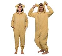 Funziez! Sherpa Golden Retriever - Pijama de una Pieza con diseño de Anime Mullido para Cachorros - Beige - S