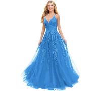 Fuomomo Vestidos de quinceañera con Hombros Descubiertos y Tren Vestidos de Dulce 16 de Tul Brillante