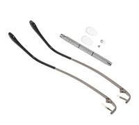 FUOYLOO 1 Juego Kit de Reparación de Gafas Patillas y Almohadillas Nasales Antideslizantes, Destornillador Incluido, Compatible Gafas de Sol y Montura Completa, Adecuado Varios estilos