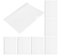 FUOYLOO 10 Fundas Transparentes para Carpetas de Proyecto con Barras Deslizantes de Pp, Multifunción y Cierre Antideslizante para Documentos y Papeles B5