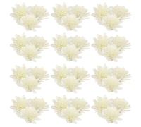 FUOYLOO 100 Piezas Flores Aromáticas de Crisantemo PE de Color Claro, Accesorios Difusor de Aroma para Aromaterapia en Hogar, Fragancia Aceite Esencial, Decoración Ambiental