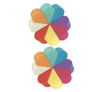 FUOYLOO 16 Esponjas para Maquillaje Doble Cara en Forma de Flor Esponja de Belleza para Polvo y Base Seca y Húmeda Surtido de Colores Uso Profesional y Personal Color Color Aleatorio