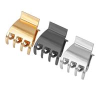 FUOYLOO 3 Pcs Clips Metálicos Pelo Pequeños, Agarre Firme para Mantener el Peinado Día, Ideales Trabajo Diario Día Madre
