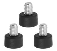 FUOYLOO 3 Puntas de Goma para trípode - 3/8" 1.1x0.8in Almohadillas Antideslizantes para Patas - Accesorios de Repuesto para la Estabilidad de Las Patas de trípodes y monopies de cámara