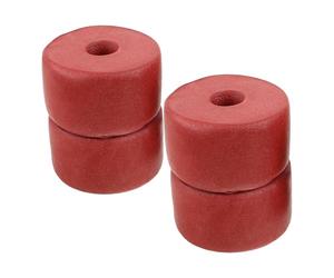 FUOYLOO 4 flotadores de Pesca: flotadores para Redes de Pesca con Perlas, trampas para cangrejos, de Espuma de PVC para Accesorios de Aparejos de Surf, 90x50 mm