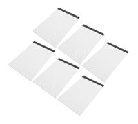 FUOYLOO 6 Blocs de Notas Desprendibles A5 de Papel 25 Hojas para Organizar y Priorizar, Cuadernos Multiusos Ideales para Oficina y Viajeros