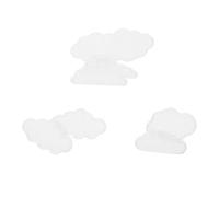 FUOYLOO 6 Parches Adhesivos Bordados Forma de Nube, Decoración DIY para Ropa y Manualidades, Accesorios para Reparación y Embellecimiento de Prendas, Bolso y Mochila