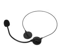 FUOYLOO Auriculares Falsos para Disfraz Micrófono de Diadema de Plástico Resistente para en Fiestas de Halloween y Cosplay de Cantante