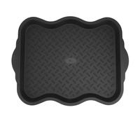 FUOYLOO Bandeja Multiusos de Plástico 19.68X14.96X1.18 Pulgadas para Guardar Botas y Artículos Diversos, Apta para Interiores y Exteriores en Hogar y Coche
