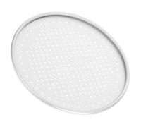 FUOYLOO Bandeja Redonda de Aluminio Perforada para Pizza Resistencia al Calor y Fácil Limpieza, Adecuado para Hornear en Casa y Preparar Pizzas Crujientes