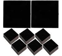 FUOYLOO Bandejas de Esponja para Insertar Joyas 20 Piezas Tamaño 7,5X7,5 CM Soporte de Espuma para Joyero Mujer Organizador de Anillos y Aretes