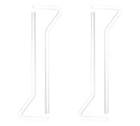 FUOYLOO Barras de Vidrio para Esparcir Células 6 Mm Diámetro, 4 Unidades, Accesorios para Cultivo Celular y Laboratorio Biológico, Varillas de Expansión para Placas Petri, Acabado Pulido