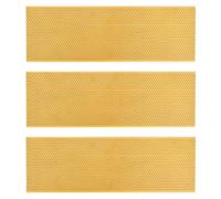 FUOYLOO Base para Colmenas de Plástico Naranja 3piezas Forma Simple para Producción de Miel y Construcción de Panal, Uso Duradero y Facilita la Apicultura