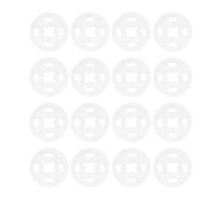 FUOYLOO Botones Transparentes de Presión Invisibles para Coser, 100 Unidades de 10 Mm, Broches para Camisa y Abrigo, Accesorios de Costura para Manualidades y Ropa