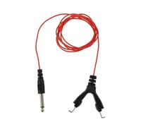 FUOYLOO Cable de Clip para Máquina de Tatuajes 1,8 M Rojo Diseño Fino y Durable para Conexión en Estudios Profesionales y Uso Prolongado