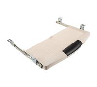 FUOYLOO Cajón para Teclado Deslizante de 27 CM Bandeja de Plástico ABS y Riel Metálico, Soporte Ergonómico para Ordenador en Oficina