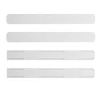 FUOYLOO Correderas Autoadhesivas para Cajones de Muebles 4 Piezas, Riel Deslizante Duradero Pegatina Adhesiva, Guía para Cajón Resistente Adecuado para Cocina y Almacenamiento