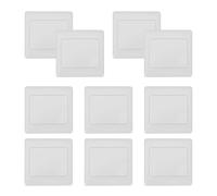 FUOYLOO Cubierta del Interruptor Lámpara 10 Piezas white Ignífuga para Uso en Hogar y Protección de Enchufes en Paredes