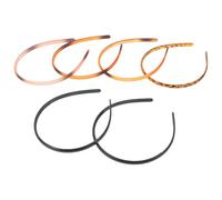 FUOYLOO Diadema con Peine Vintage para Mujer 6 Piezas Conjunto de Diademas Retro Antideslizantes de Plástico Estilo Francés para Peinar y Cuidado Facial Uso Diario