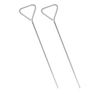 FUOYLOO Esparcidor de Células Triangular 2 Piezas de Acero Inoxidable para Placas de Petri, Accesorio Práctico Superficie Suave para Uso en Laboratorio de Microbiología