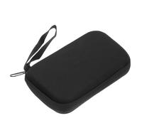 FUOYLOO Estuche Rígido Portátil para Dispositivos de Glucosa, Bolsa Organizadora Compacta Negra Compartimentos para Suministros de Diabetes, Kit de Transporte para Control Glucémico