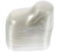 FUOYLOO Expositores de Plástico para Zapatos y Calcetines de Ñiño 40 Piezas Moldes para Pies Tamaño 8 CM y Soporte para Primeros Pasos de y Niña