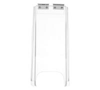 FUOYLOO Funda protectora para teclado de control de acceso - Tapa abatible transparente para teclado de timbre con cerradura digital - Control de acceso para máquina de asistencia/reloj de fichaje de