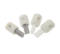 FUOYLOO Juego de 4 Amortiguadores de Tapa de Inodoro Bisagra de Desaceleración y Conectores de Plástico para Asiento Abatible en Baño