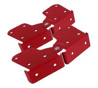 FUOYLOO Kit de Herrajes para Escalera de Ático con 2 Piezas de Hierro Reforzado, Diseño Plegable y Estructura en Espiga para Proyectos de Ingeniería y Uso Doméstico