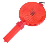 FUOYLOO Luz de Advertencia de Barricada LED para Condiciones de Niebla y Tormenta Sensor Dinámico y Luz Intermitente Roja para Seguridad Vial Nocturna