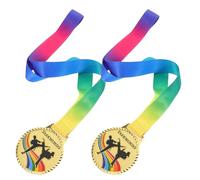 FUOYLOO Medallas de Taekwondo para Competiciones y Celebraciones, 2 Medallas de Metal Ligero, Adecuadas para Jóvenes y Adultos en Eventos Deportivos y Fiestas