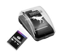 FUOYLOO Mini Limpiador de Borrador Portátil con Rodillo, Recogedor de Virutas Pequeño Negro, Kit de Escritorio Compacto para Oficina y Escuela, Incluye 1 Limpiador y 1 Borrador