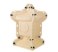 FUOYLOO Molde de Hormigón para Pagoda Estilo Chino Molde de Linterna de Pagoda de Piedra para Esculturas de Cemento Decoración de Jardín y Exteriores Herramienta Manual para Albañilería
