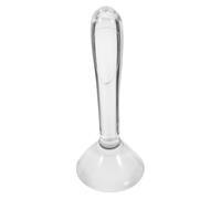 FUOYLOO Mortero de Molienda de Base Plana de Cristal Sintético para Laboratorio Precisión y Resistencia Adecuado para Pigmentos y Minerales en Trabajos de Investigación