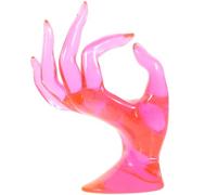 FUOYLOO Organizador de Joyas Diseño de Mano para Anillos y Pulseras, Soporte Compacto para Decoración y Vitrinas