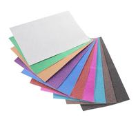 FUOYLOO Papel Autoadhesivo Purpurina Dorada A4, 20 Hojas de 80 G para Manualidades DIY, Cartulina Brillante para Scrapbooking y Decoración Creativa Color Aleatorio