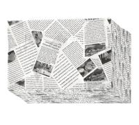 FUOYLOO Papel Papel Multifunción para Hornear Anti-grasa 120 Hojas 35x25 Cm para Envolver Alimentos y Papas Fritas para Uso Alimentario Doméstico