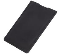FUOYLOO Peine de Madera para Pelo Estuche de Cuero PU, Funda Protectora Antiestática para Viaje y Cuidado Personal