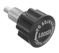 FUOYLOO Perilla de Pasador para Bicicleta de Ejercicio en Abs Negro Instalación Sencilla y Rendimiento Fiable para Gimnasio Comercial y Doméstico