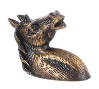 FUOYLOO Perillas de Puerta Forma de Cabeza de Caballo para Armarios y Cajones, Material Resistente, 2 Piezas, 1.96X1.53X0.78 Pulgadas, Uso en Baño y Escritorio