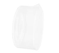 FUOYLOO Plato de Evaporación de Vidrio Transparente 100 Mm, Plato Cristalizador de Laboratorio con Fondo Plano, Herramienta de Cristalización para Uso Científico y Escolar