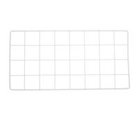 FUOYLOO Rejilla Metálica Pared 40x20 Cm Panel de Malla para Colgar Fotos y Postales, Soporte Organizador Decorativo Gris Claro para Decoración Hogar y Exhibición Artística