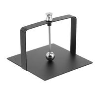 FUOYLOO Servilletero Creativo para Mesa de Comedor, Porta Pañuelos de Acero Inoxidable Negro, Diseño Moderno para Uso en Hostelería