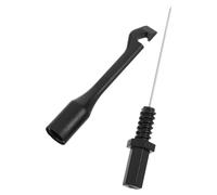 FUOYLOO Sonda de Punción de Alambre Diseño Ergonómico y Punta de Precisión para Reparaciones Automotrices y Eléctricas en Plástico Negro