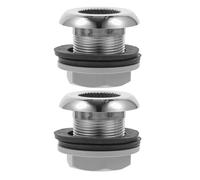 FUOYLOO Soporte para Cabezal de Ducha Adaptador Cromado para Manguera, 2 Piezas para Cama de Champú, Uso Profesional en Barberías y Salones