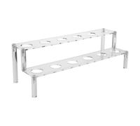 FUOYLOO Soporte para Conos de Helado de Acrílico Transparente 12 Cavidades Base Estable Adecuado para Heladerías Fiestas y Exhibición de Postres