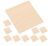 FUOYLOO Tablas de Madera de Tilo sin Pintar 10 Piezas 150x150x2 Mm para Manualidades Bricolaje y Pirograbado, Laminas de Madera Lisas para Pintar y Decoración Artesanal