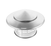 FUOYLOO Tapa para Chimenea de Acero Inoxidable Resistente la Lluvia Cubierta Ventilación Exterior para Techos Estufas y Chimeneas Terrazas y Villas Fácil Instalación y Duradera