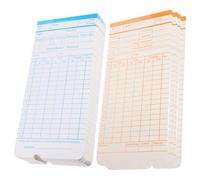 FUOYLOO Tarjetas para Oficina y, 190 de Control de Asistencia de Papel Doble Cara para Registro Horario y Seguimiento de Empleados
